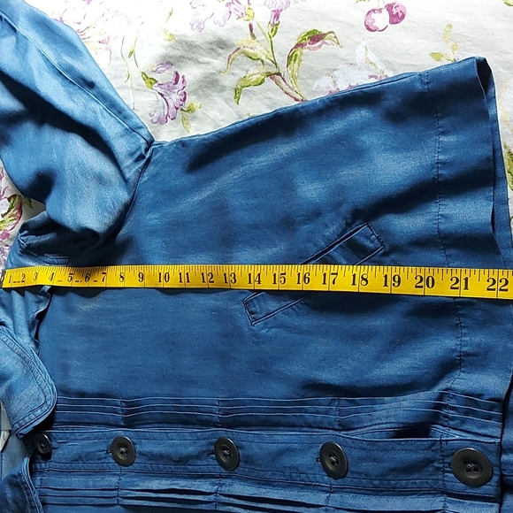 Christopher and Banks chambray light jacket size m - Picture 8 of 8